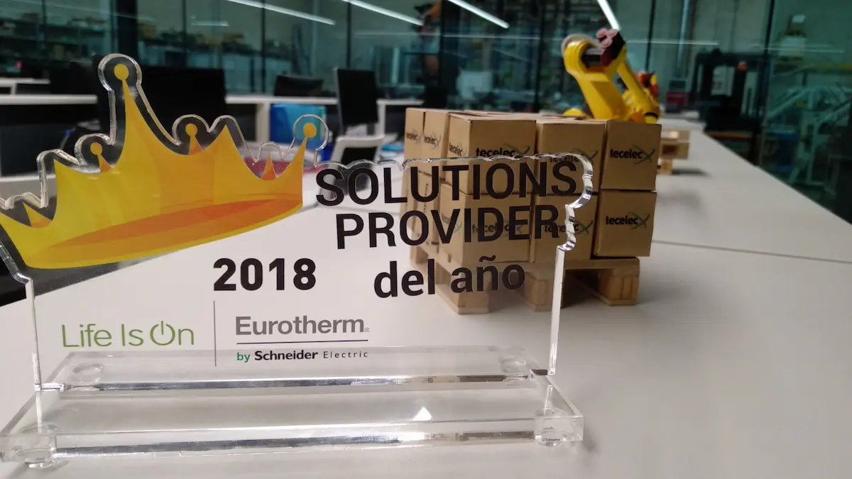 Tecelec gana el premio de mejor Solutions Provider del año por parte de Eurotherm